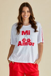 Betty Basics Print Relax Boxy Tee