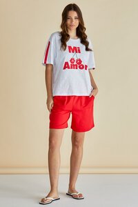 Betty Basics Print Relax Boxy Tee