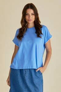 Betty Basics Sloane Scallop Tee