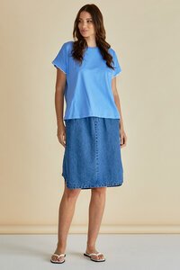 Betty Basics Sloane Scallop Tee