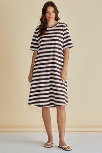 Betty Basics Striped Eloise T-Shirt Dress