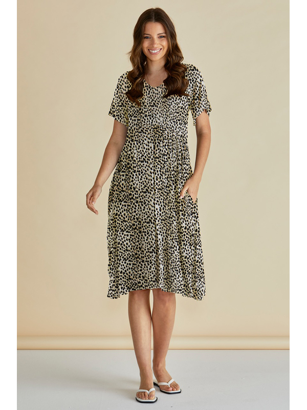 Betty Basics Cheetah Donna Dress
