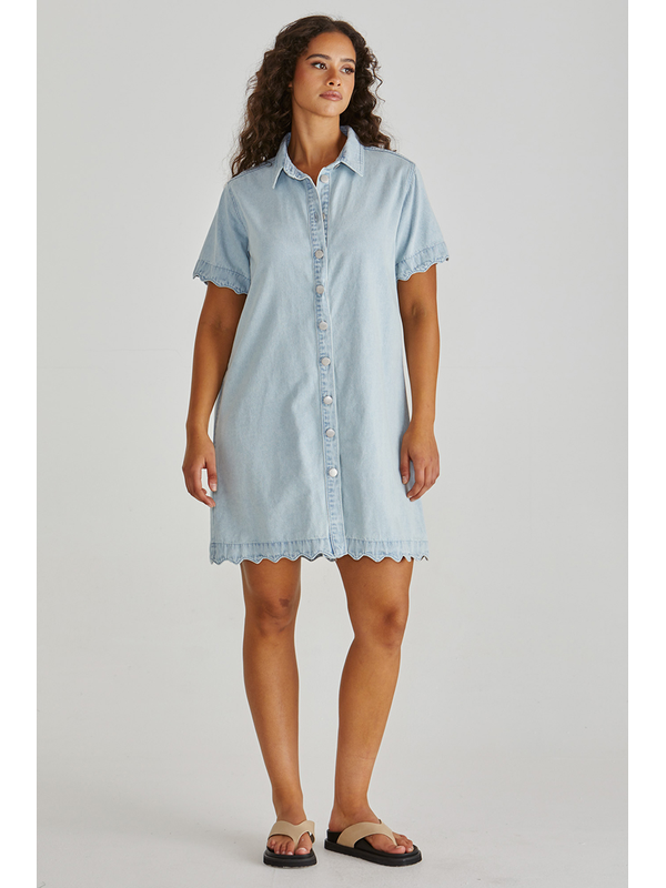 Sass Vale Scalloped Dress