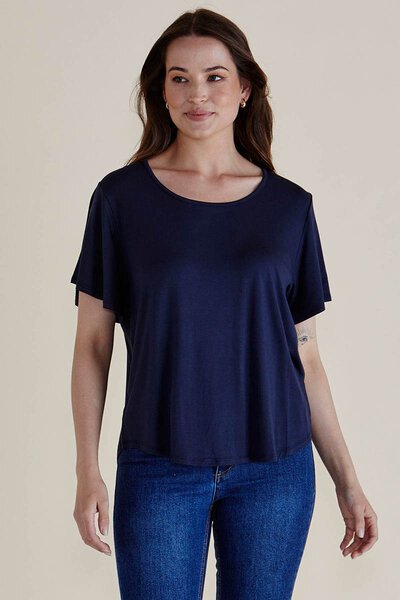 Betty Basics Everleigh Bamboo Tee-shop-by-label-Hello Cyril.