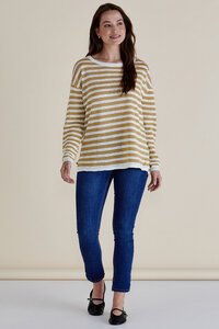 Betty Basics Natasha Knit Stripe Top
