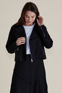 Betty Basics Aurora Ponte Biker Jacket
