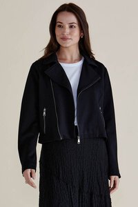 Betty Basics Aurora Ponte Biker Jacket