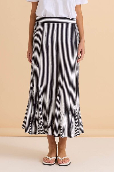 Betty Basics Darla Stripe Skirt-3-ways-to-style-Hello Cyril.