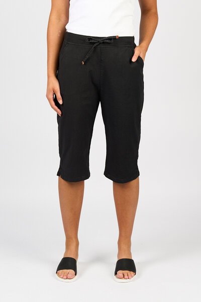 Vassalli Skinny Elastic Waist Long Shorts-shop-by-label-Hello Cyril.