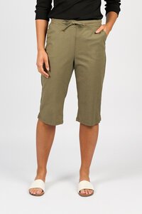 Vassalli Skinny Elastic Waist Long Shorts