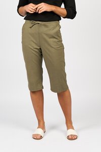 Vassalli Skinny Elastic Waist Long Shorts