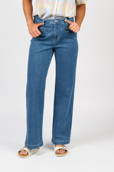 Vassalli Wide Leg Jean - Blue Hue-shop-by-label-Hello Cyril.