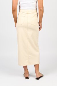 Vassalli Plain Front Split Skirt