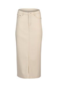 Vassalli Plain Front Split Skirt