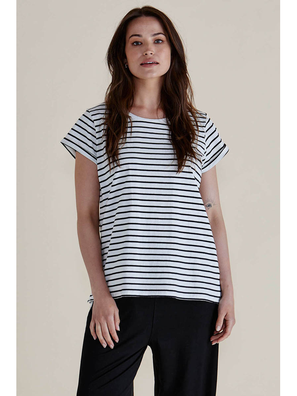Betty Basics Caia Crew Stripe Tee