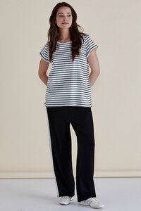 Betty Basics Caia Crew Stripe Tee