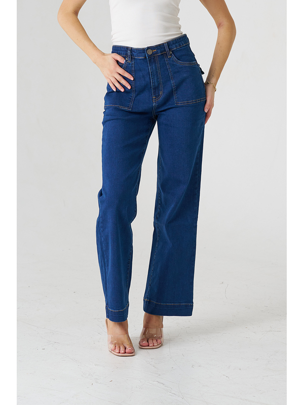 Wakee High Waist Classic Jeans