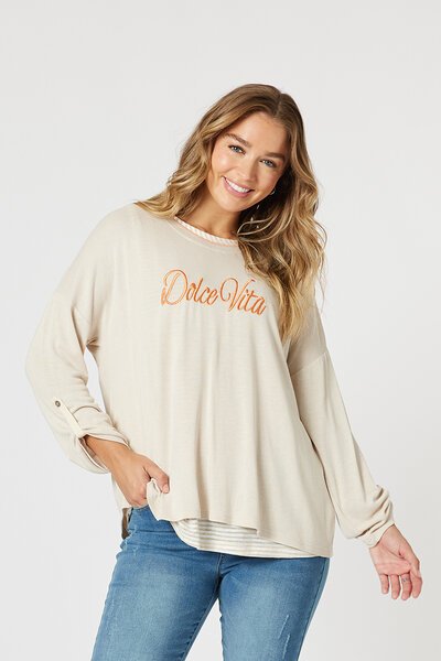 Threadz Dolce Vita 2 in 1 Top-shop-by-style-Hello Cyril.