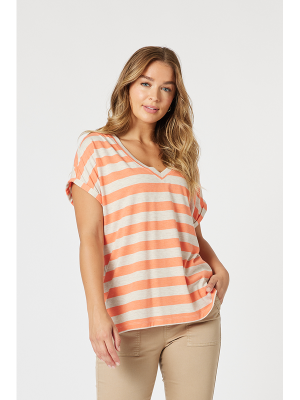 Threadz Addison Stripe Tee