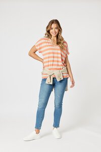 Threadz Addison Stripe Tee
