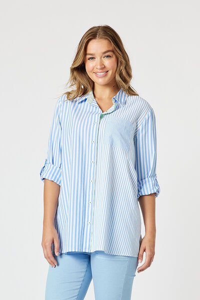 Threadz Skyler Stripe Shirt-3-ways-to-style-Hello Cyril.