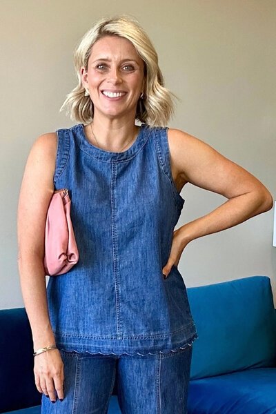 Threadz Charli Denim Top-lives-Hello Cyril.