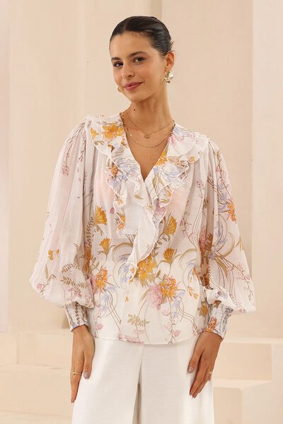 Iris Maxi Poet Frill Top-hc-new-Hello Cyril.