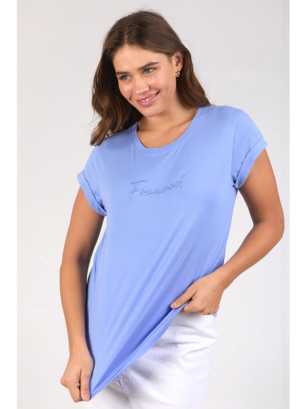 Foxwood Signature Tee Neon Blue