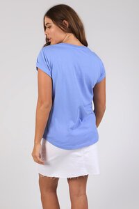 Foxwood Signature Tee Neon Blue