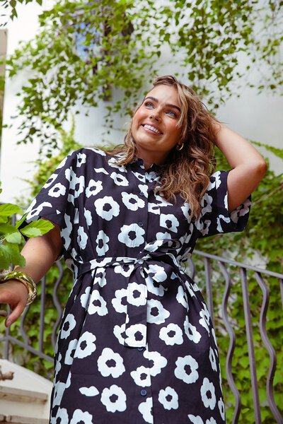 Elm Azalea Shirt Dress-lives-Hello Cyril.