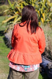 Classified Drill Jacket With Brooch Detail