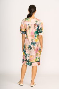 Foil Wave Along Dress