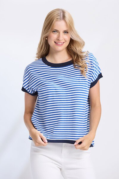 Stella + Gemma Laneway Stripe Top-lives-Hello Cyril.