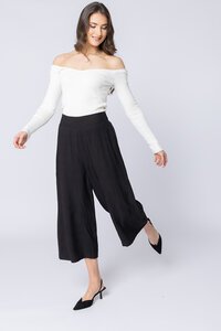 Billie The Label Essential Wide Leg Crop Pants