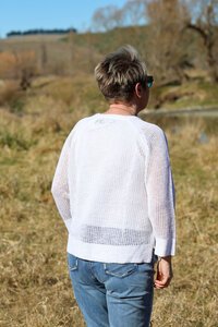 Foil Raglan Sweater
