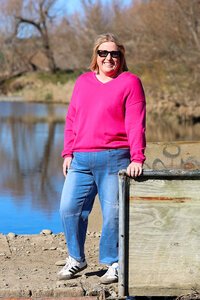 Foil Easy Fit V Sweater