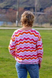 Foil Making Waves Sweater