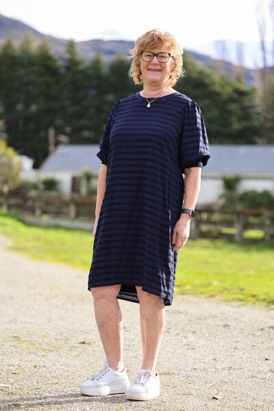 Preen For Shirr Stripe Dress-shop-by-label-Hello Cyril.