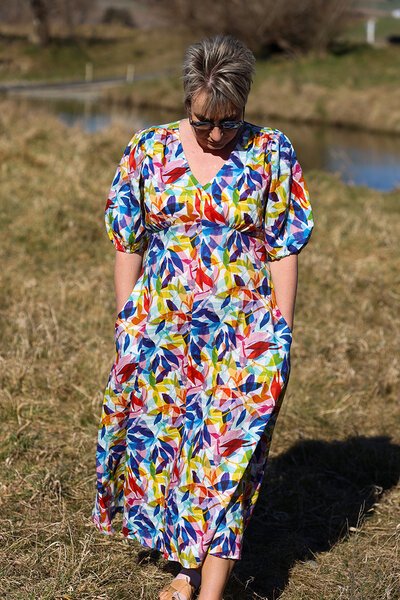 Foil Empirely Yours Dress-lives-Hello Cyril.