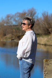 Foil Just Chillin' Stripe Top