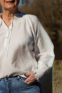 Foil Just Chillin' Stripe Top