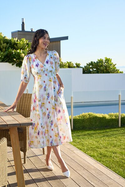 Foil Empirely Yours Dress-lives-Hello Cyril.