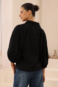 Iris Maxi Double Collar SS Shirt