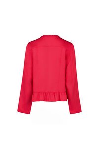 Vassalli Tencel Jacket With Frill Hem