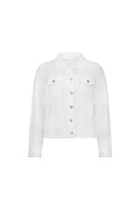 Vassalli Linen Viscose Frayed Seams Jacket