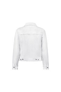 Vassalli Linen Viscose Frayed Seams Jacket