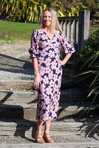 Seeking Lola Pansy Inviting Dress