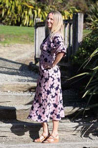 Seeking Lola Pansy Inviting Dress