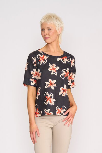Foil Pleat Back Top-lives-Hello Cyril.