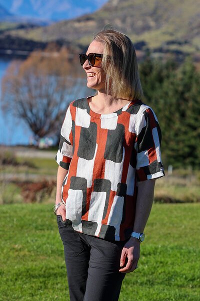 Foil Pleat Back Top-lives-Hello Cyril.